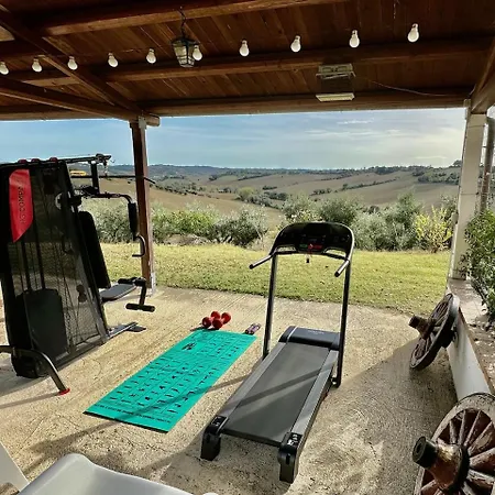 The Ginestra With Swimming Pool And Air Conditioning In Senigallia *